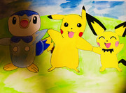 救世主最強ヒーロー☀️ポッチャマピカチュウ⚡️ピチュー ⚡️