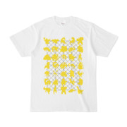 シンプルデザインTシャツ NET35☆MONSTER(YELLOW)
