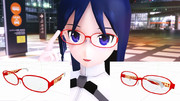 【MMDアクセサリ】アリスギアコラボっぽいメガネ【需要なんて知らね】
