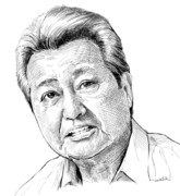 追悼似顔絵：梅宮辰夫さん