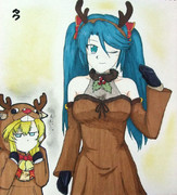 トナカイコスの五十鈴と阿武隈