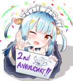 ２周年で描いたネプチューン落書き