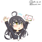 三日月　艦これワンドロ　191215