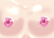 ピンクのお皿にのったさくらんぼ