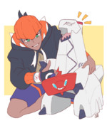 キバナと小さいジュラルドン