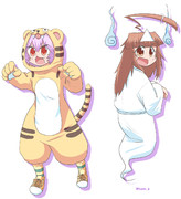 ジャガーの戦士多摩ちゃんとうらめしクマーな球磨ちゃん