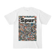 シンプルデザインTシャツ NC5.Spur_232(WHITE)