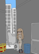 インドカレーを食べに街へ繰り出すめぐちゃん