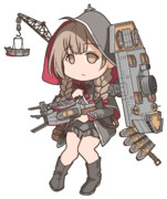 ぱちくりデフォルメ神州丸（GIFアニメ）