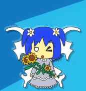 ひまわり妖精 - 青