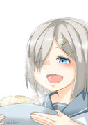 年越しそばと浜風さん