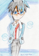 眼鏡男子 ニコニコ静画 イラスト