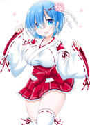 ミニスカ巫女レム