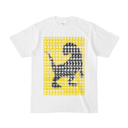 シンプルデザインTシャツ MONSTER-REX41(YELLOW)