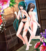 【今日のミクお姉さん】おしりを合わせちゃう…♡