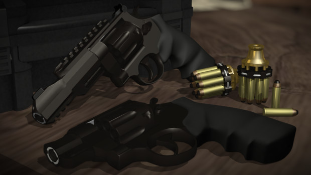 M&P M327 R8【MMDモデル配布】