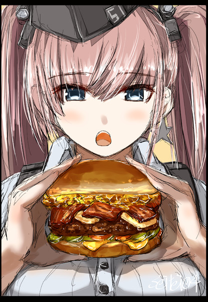 アトランタバーガーを食べるatlantaん Seitei さんのイラスト ニコニコ静画 イラスト