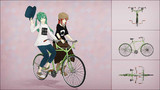 【MMDモデル配布】ソーシャブル自転車