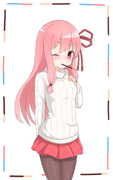 ポッキー 縦セーター あほえーる さんのイラスト ニコニコ静画 イラスト