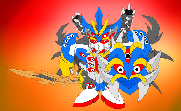 幻魔皇帝アサルトバスター ペレグリンsmg さんのイラスト ニコニコ静画 イラスト