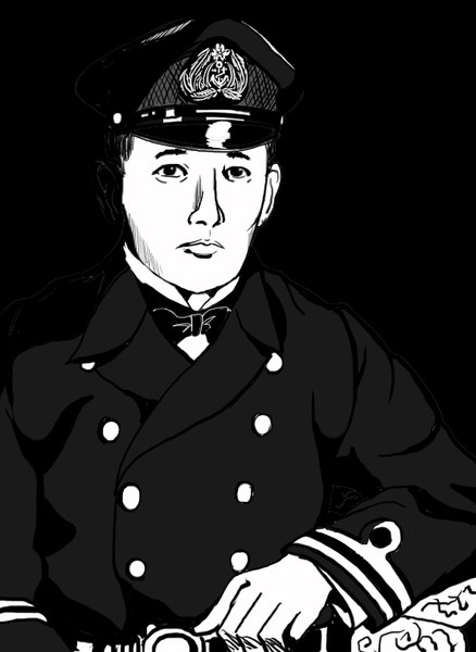 帝国海軍中尉 三上 卓 みかみ たく となりのマッキンタイア さんのイラスト ニコニコ静画 イラスト