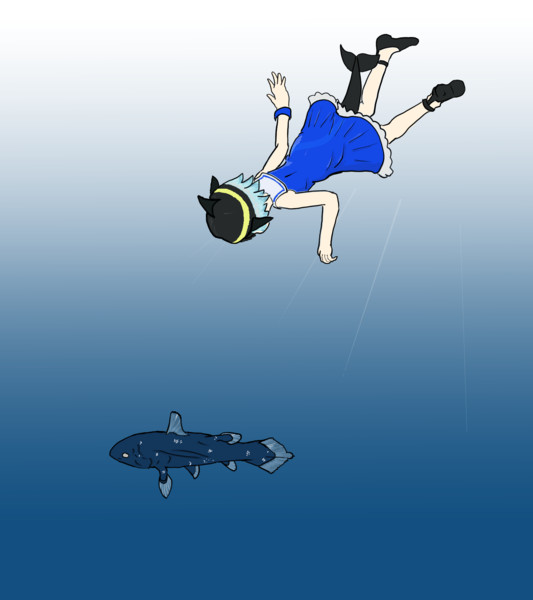 シーラカンスに会う まどらいと さんのイラスト ニコニコ静画 イラスト