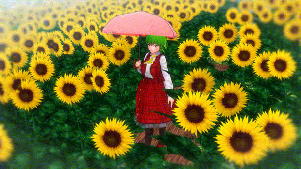 ひまわり畑のゆうかりん Jikusu さんのイラスト ニコニコ静画 イラスト