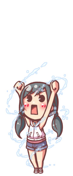 上にスワイプすると空に飛んで行く陽菜さん ツイッター用 天雪えすか さんのイラスト ニコニコ静画 イラスト