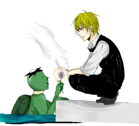 静雄と村長 ギイチ ついったたのしい さんのイラスト ニコニコ静画 イラスト