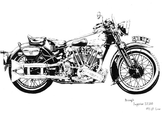 Brough Superior Ss100 2 Low さんのイラスト ニコニコ静画 イラスト