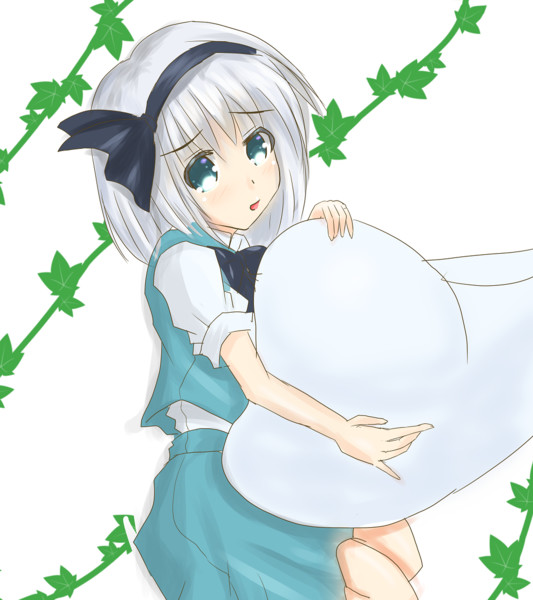 ワンドロ半霊抱きかかえる妖夢 白田 忍 さんのイラスト ニコニコ静画 イラスト