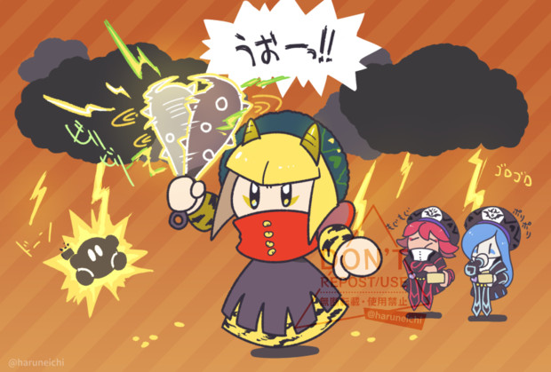 節分 鬼パルル ハルネ さんのイラスト ニコニコ静画 イラスト