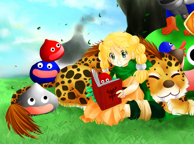 幼いころのビアンカと ねずみ さんのイラスト ニコニコ静画 イラスト