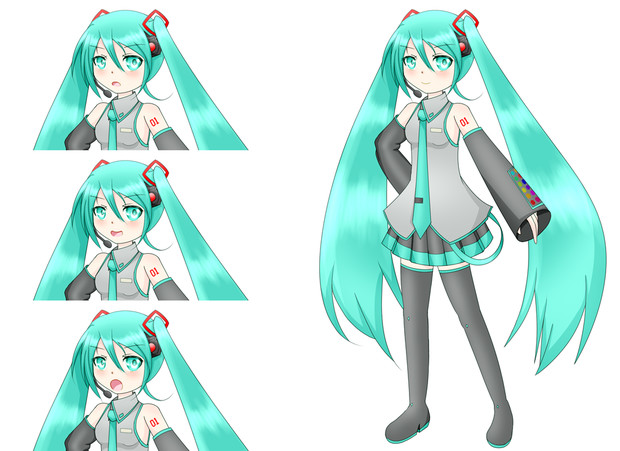 初音ミク素材