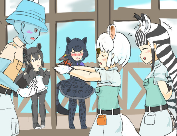 けものフレンズ バレンタイン シャオ ブルーナ さんのイラスト ニコニコ静画 イラスト
