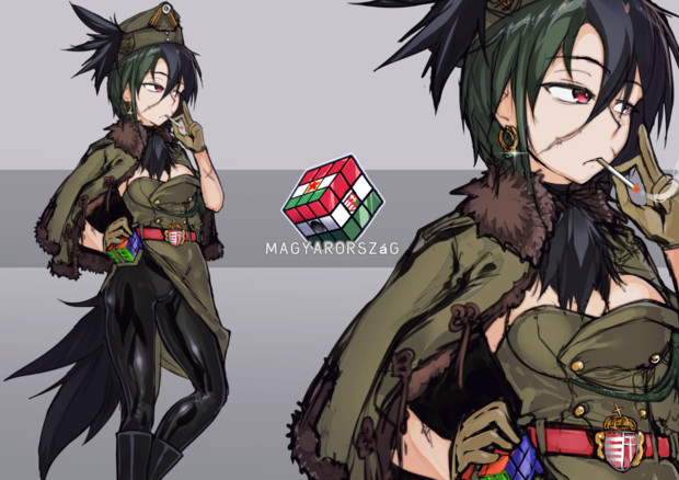 マジャルオルサーグ 国擬人化 ハンガリー 龍トウ さんのイラスト ニコニコ静画 イラスト