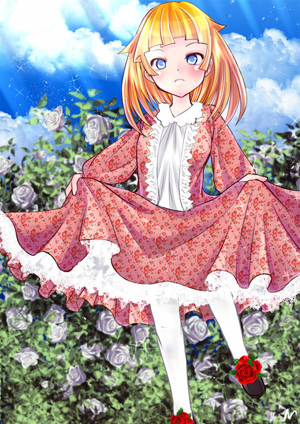 薔薇園の少女 郡司ネムリ さんのイラスト ニコニコ静画 イラスト