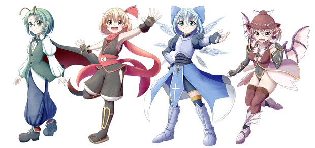 次回作 新 バカルテット立ち絵 わんたま さんのイラスト ニコニコ静画 イラスト