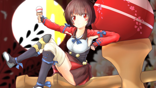 無名 穂積のけん玉 ムニエルわさび さんのイラスト ニコニコ静画 イラスト