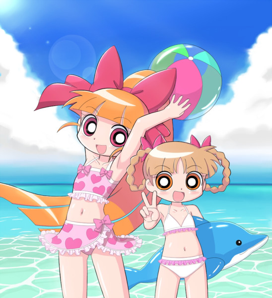 赤堤ももこちゃん 赤堤くりこちゃん ニコニコ静画 イラスト