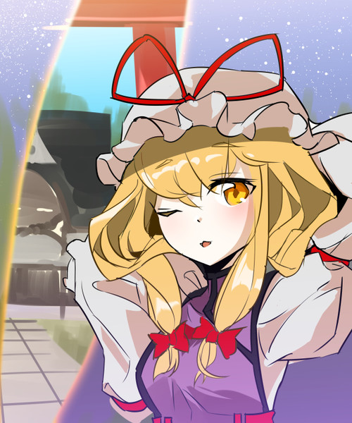 東方ワンドロ３１日目 八雲紫 へるにゃー さんのイラスト ニコニコ静画 イラスト
