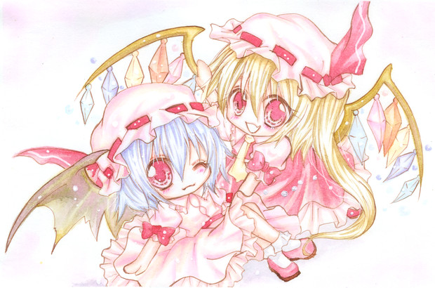 東方 レミリア フランドール Tina さんのイラスト ニコニコ静画 イラスト