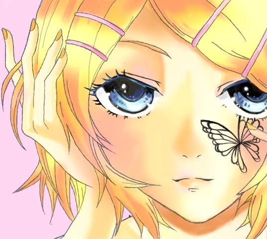 右肩の蝶 ペケ さんのイラスト ニコニコ静画 イラスト