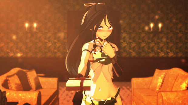 チョコ、ほしいの？ん～ほんとに？仕方ない、あげるわ