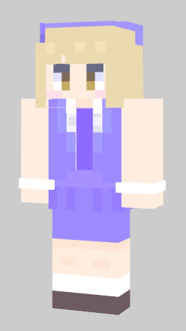 Minecraft 推しが武道館いってくれたら死ぬ 水守ゆめ莉 Skin Zきゅん さんのイラスト ニコニコ静画 イラスト