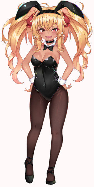 褐色っ娘の立ち絵