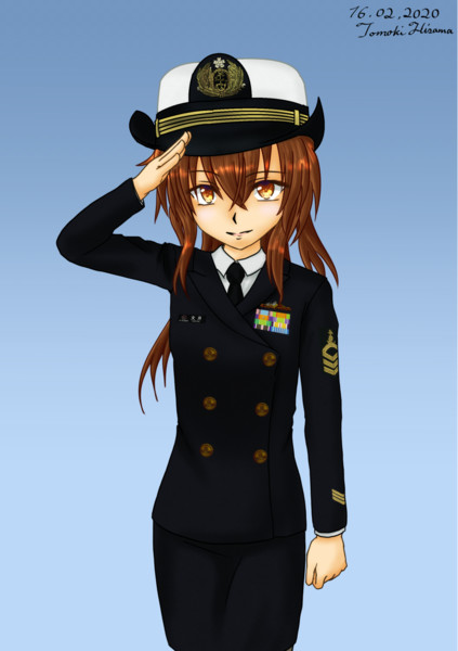 制服文月 久間知毅 さんのイラスト ニコニコ静画 イラスト