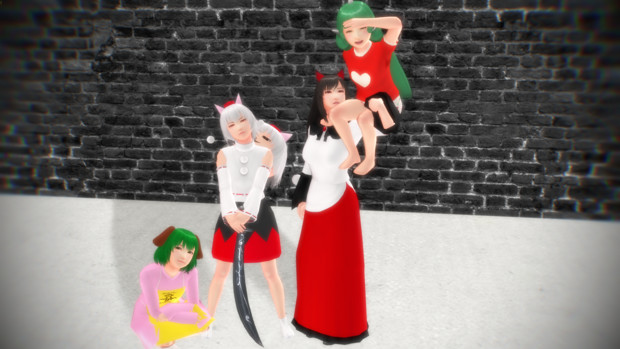 そばかす式 そばかす犬組 今泉影狼 犬走椛 幽谷響子 高麗野あうん Ponzsnow さんのイラスト ニコニコ静画 イラスト