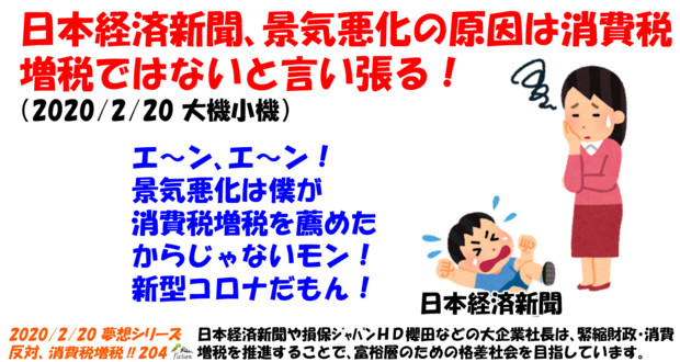 夢想シリーズ、反対！消費税増税！