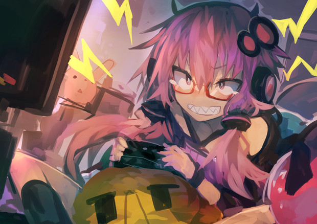 ポーカーフェイスを維持できないゲーマーゆかりさん かーみん とめどない さんのイラスト ニコニコ静画 イラスト